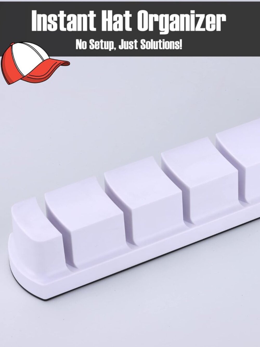 Baseball Hat Rack (2 Pack) - Picture 5 of 5